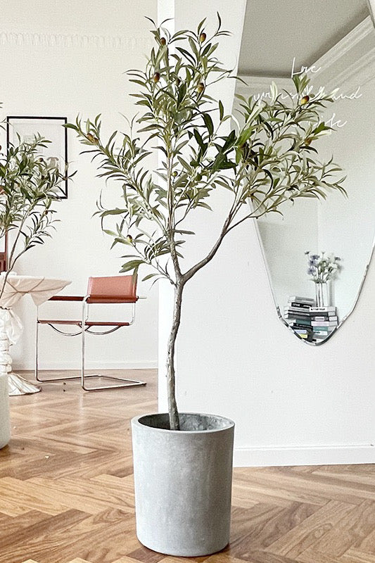 Mediterranean Whisper Artificial Olive Tree