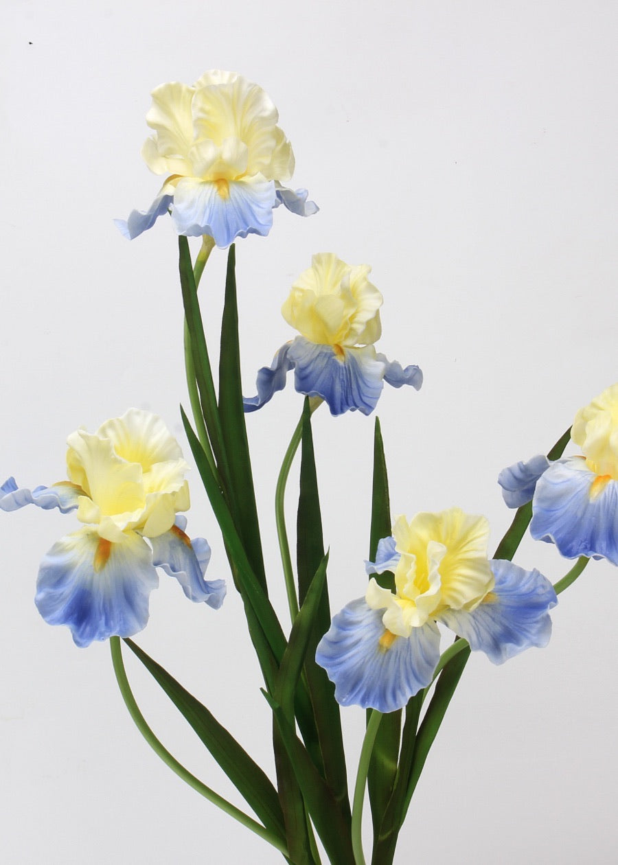 Real Touch Iris Artificial Flower Stem - 29"
