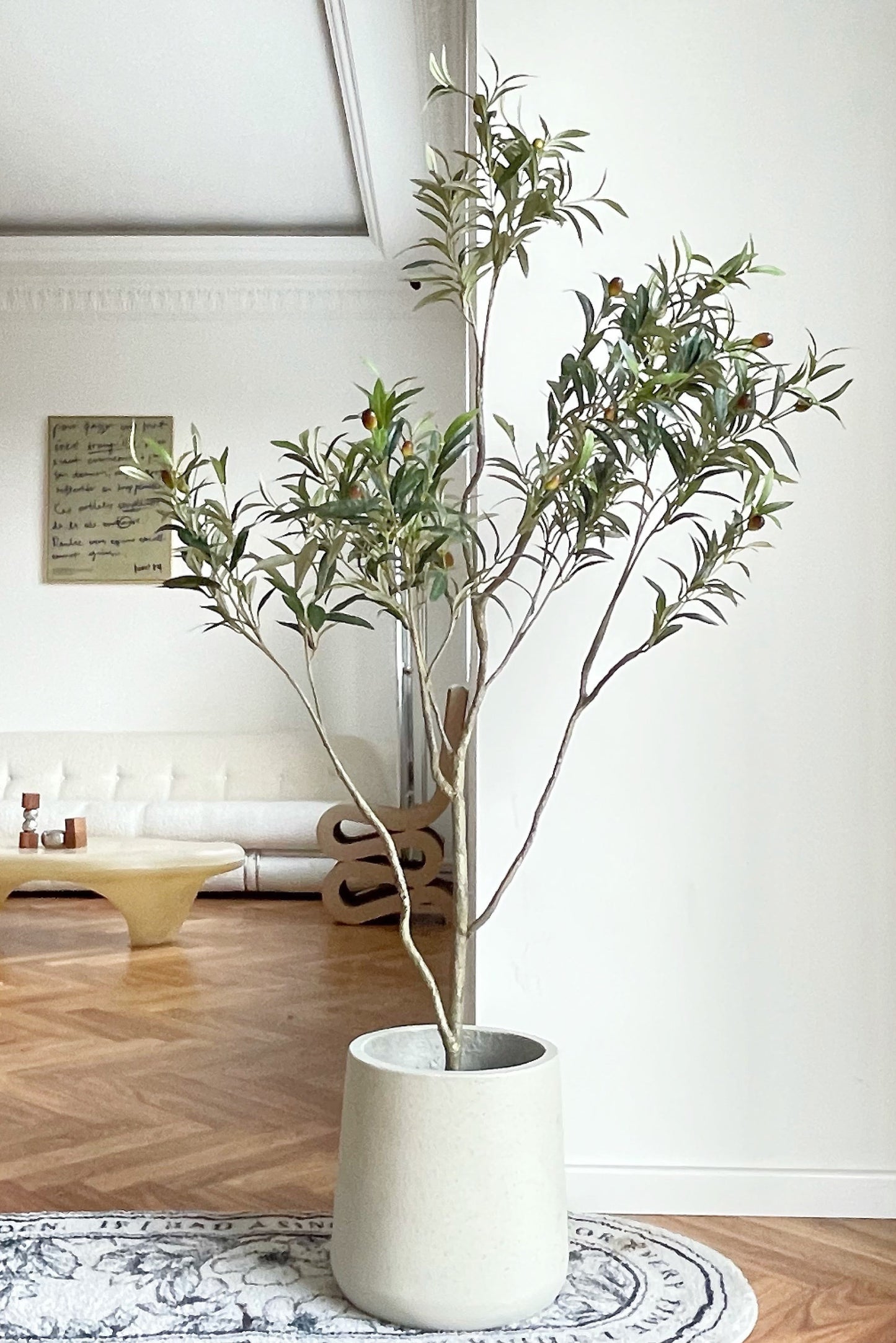 Mediterranean Whisper Artificial Olive Tree