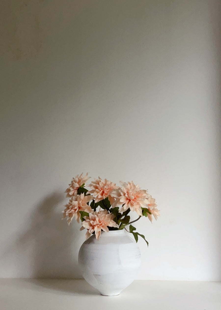 Artificial Dahlia Stem, Realistic Faux Flower