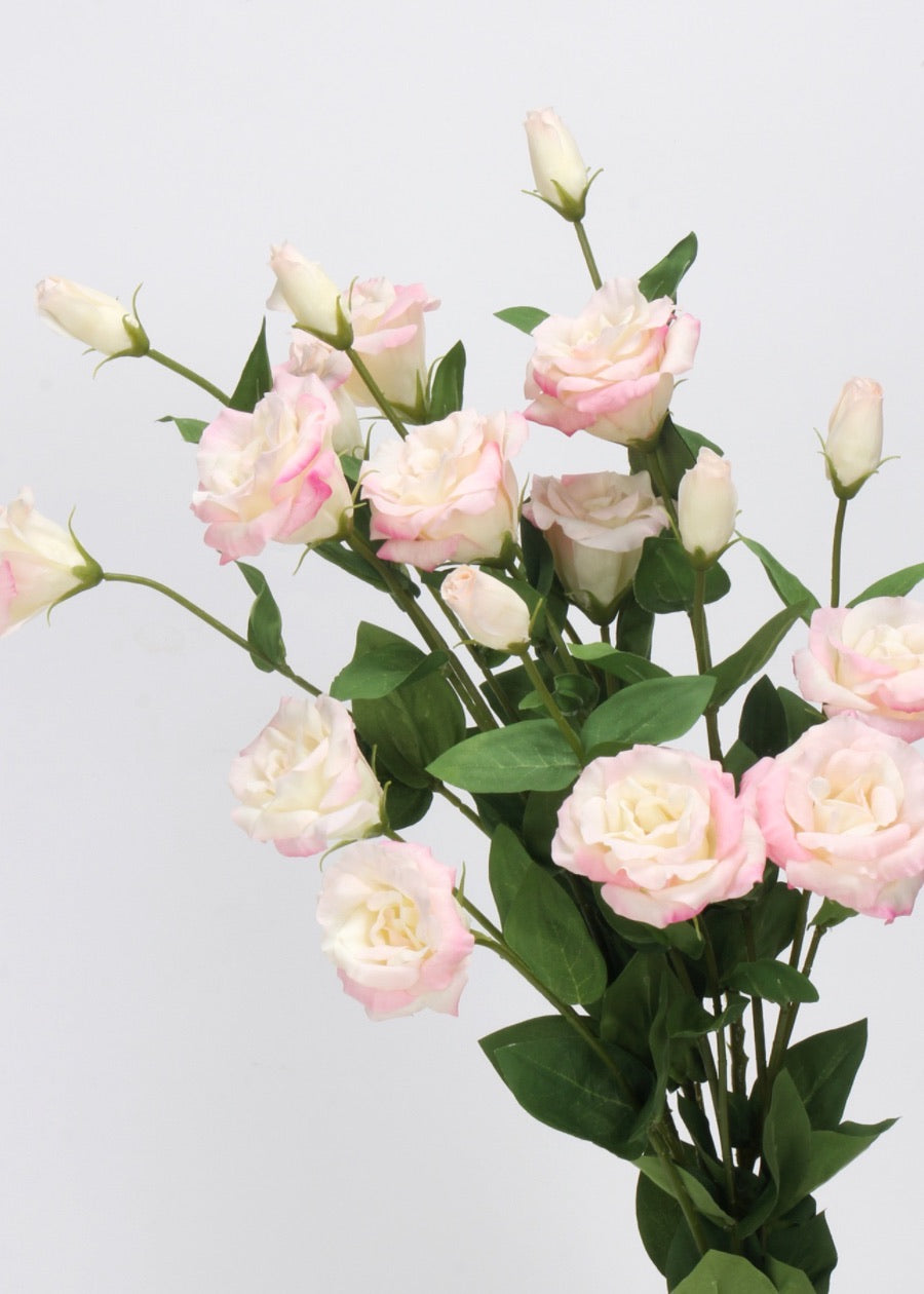 Artificial Rose Stem, Faux Silk Rose - 27"