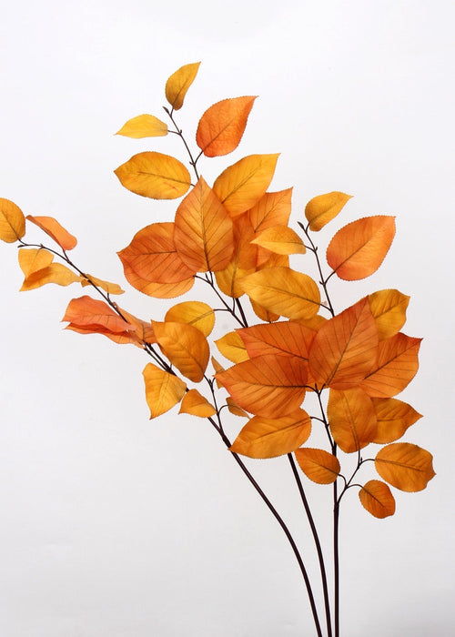 Artificial Autumn Leaf Branch, Fall Foliage