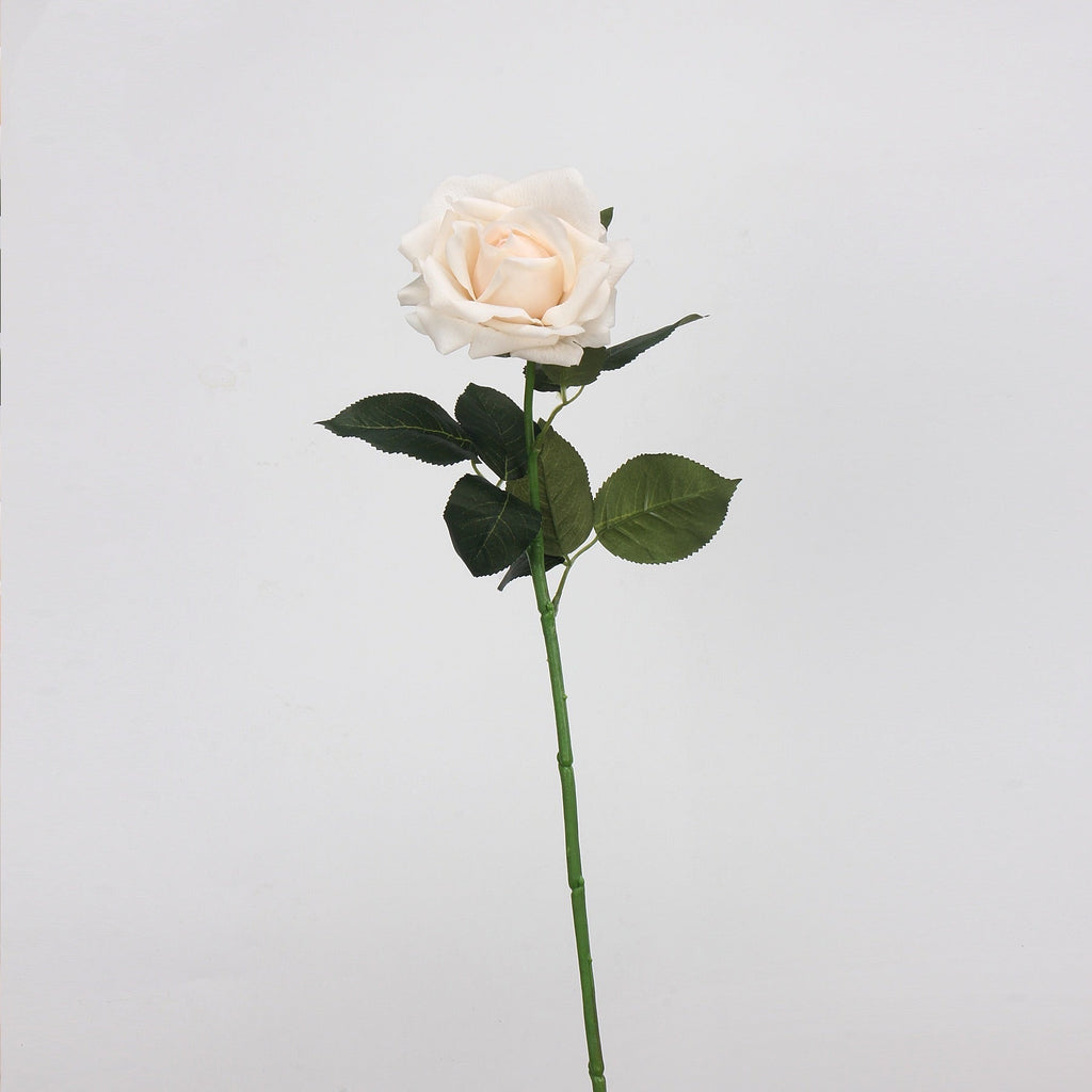 Real Touch Rose Artificial Flower, Morandi Tones - 24"