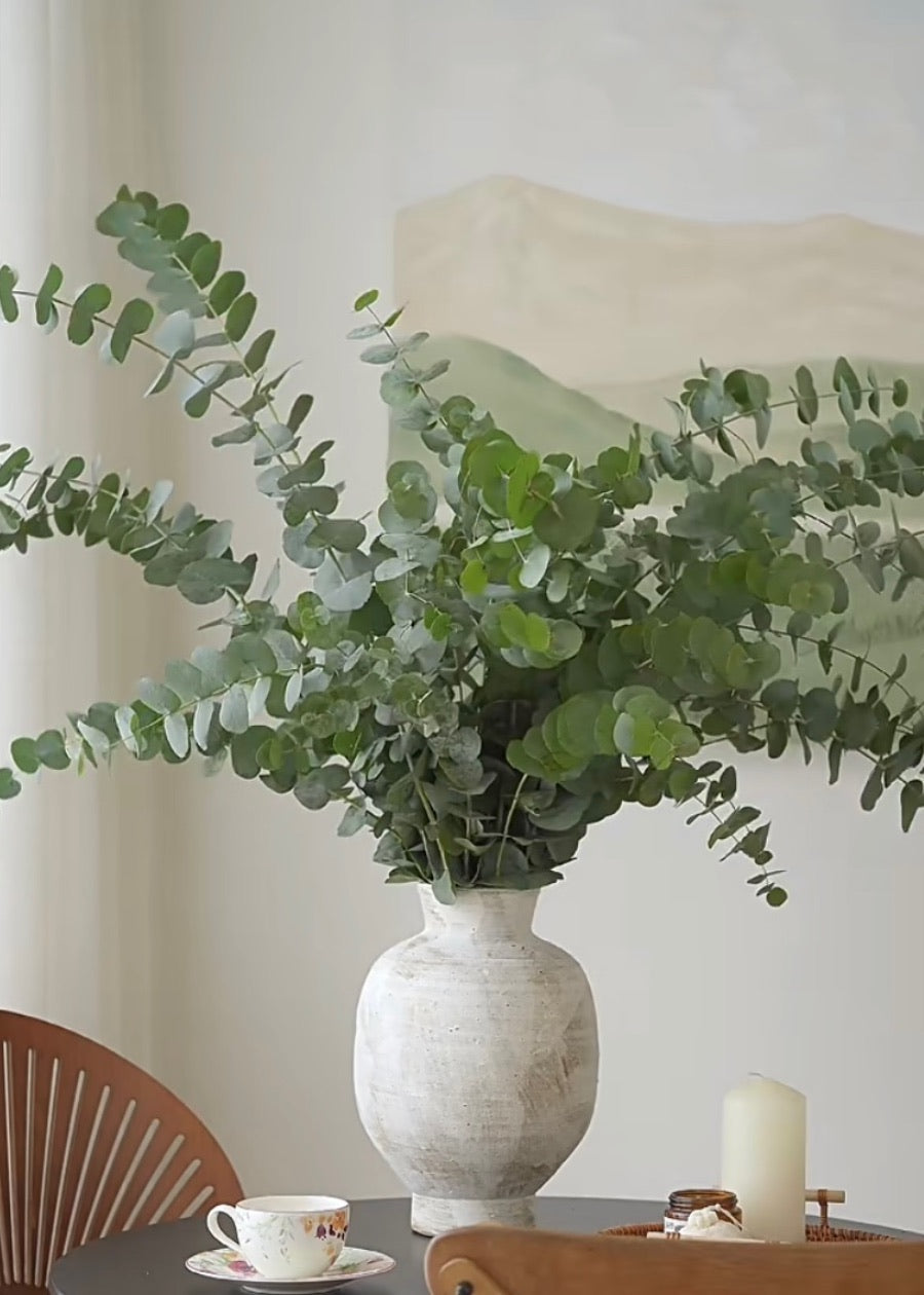 Artificial Eucalyptus Stem, Faux Greenery - 26"