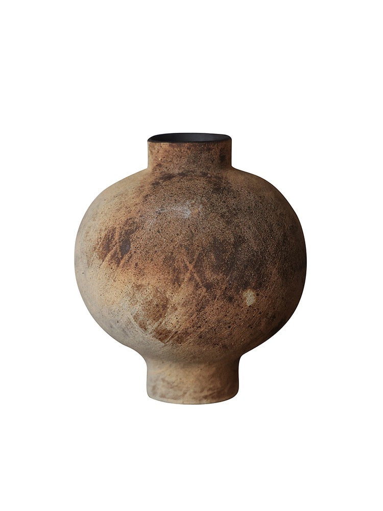 EarthTone Rough Ceramic Vase