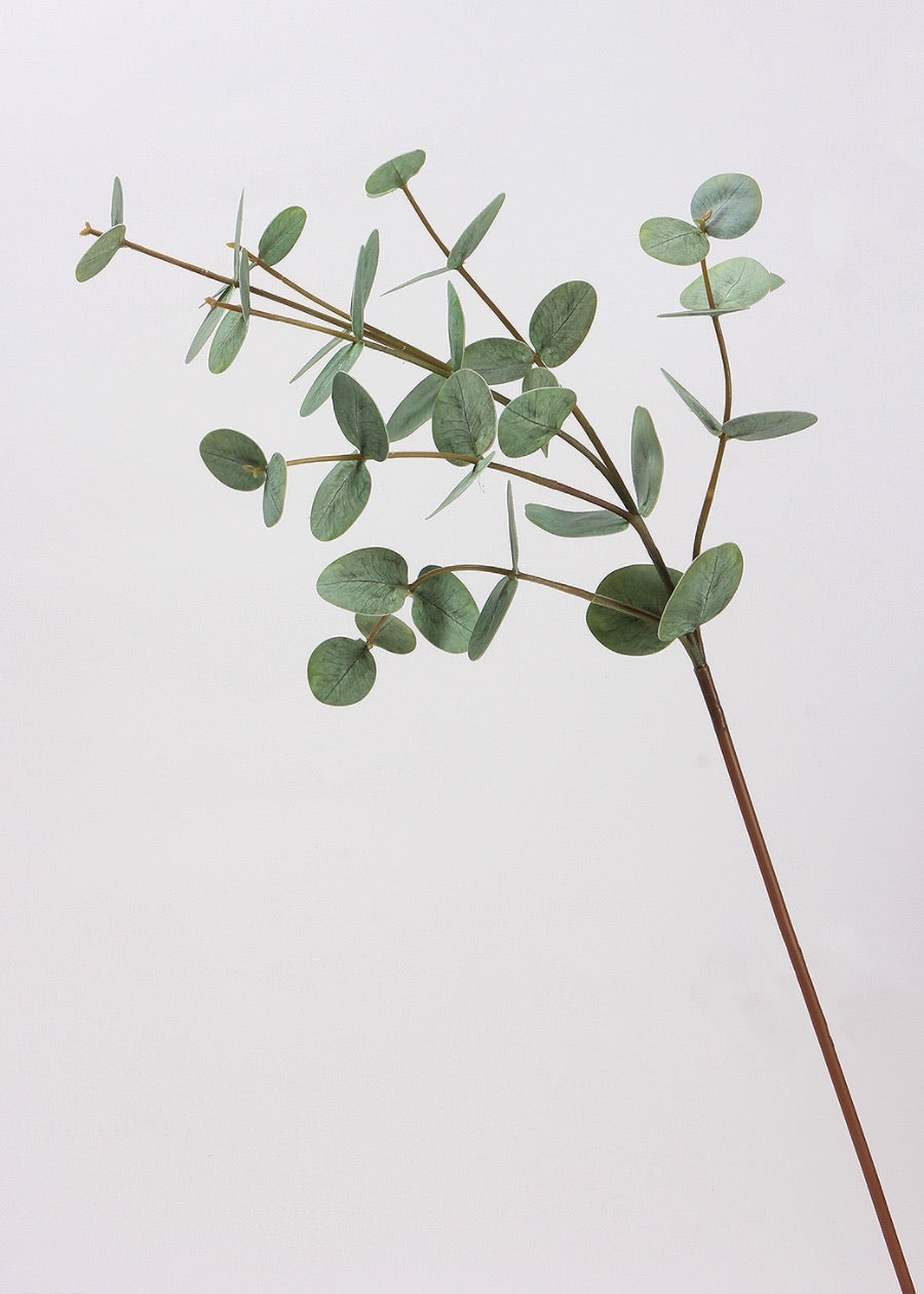 Artificial Eucalyptus Stem, Faux Greenery - 26"