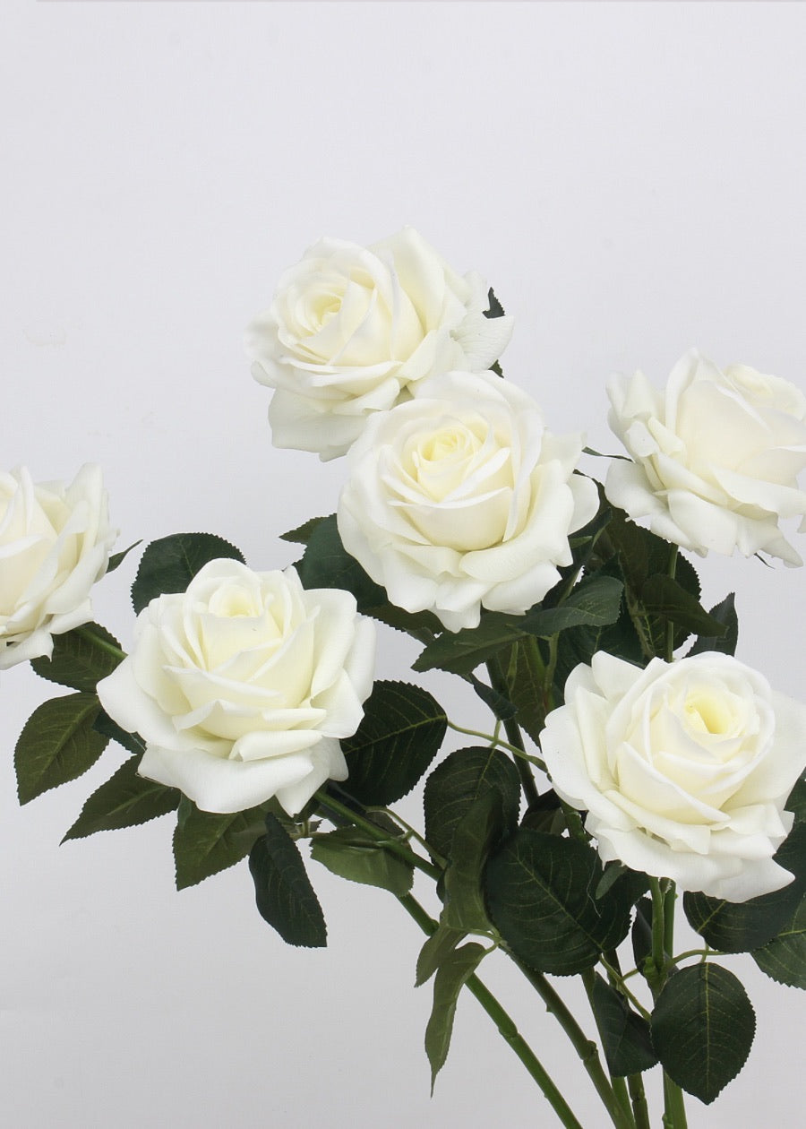 Real Touch Rose Artificial Flower Stem - 24"