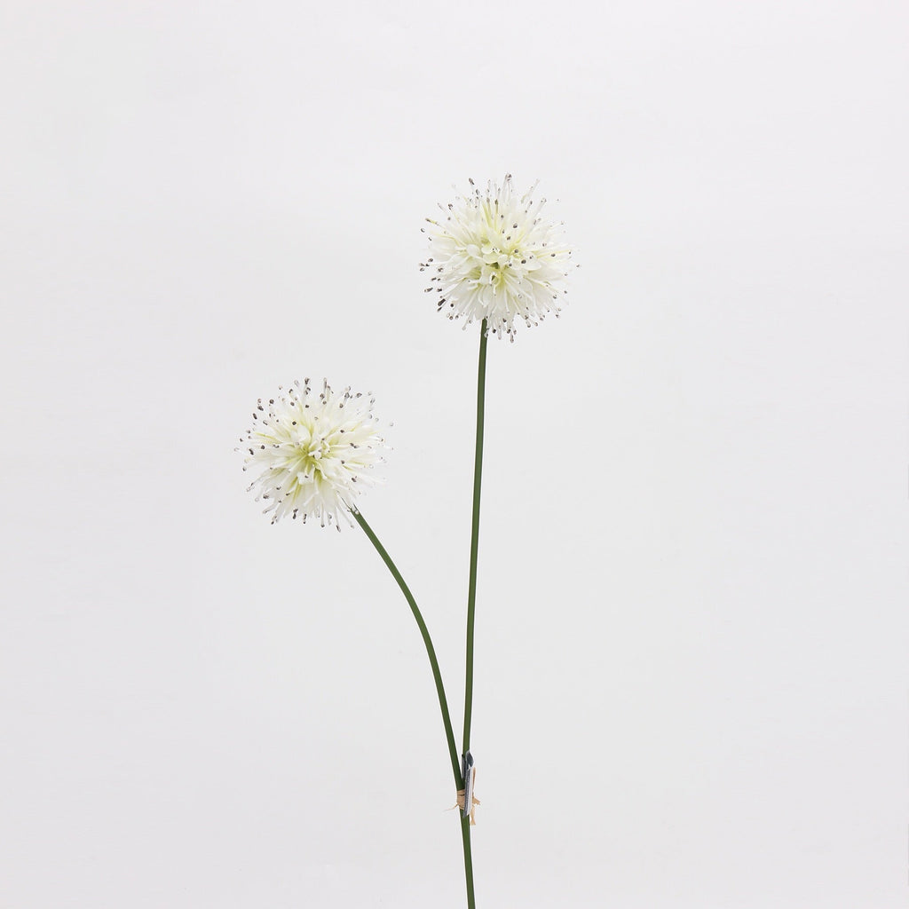 Artificial Dandelion Flower, White - 22"