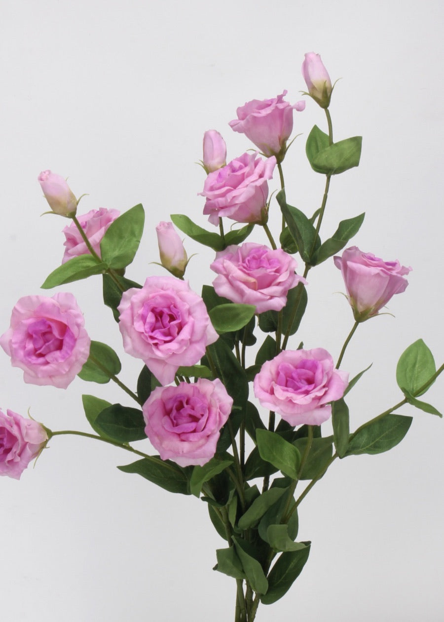 Artificial Rose Stem, Faux Silk Rose - 27"