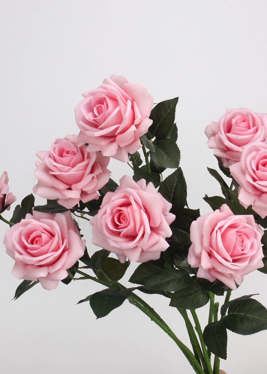 Real Touch Rose Artificial Flower Stem - 24"