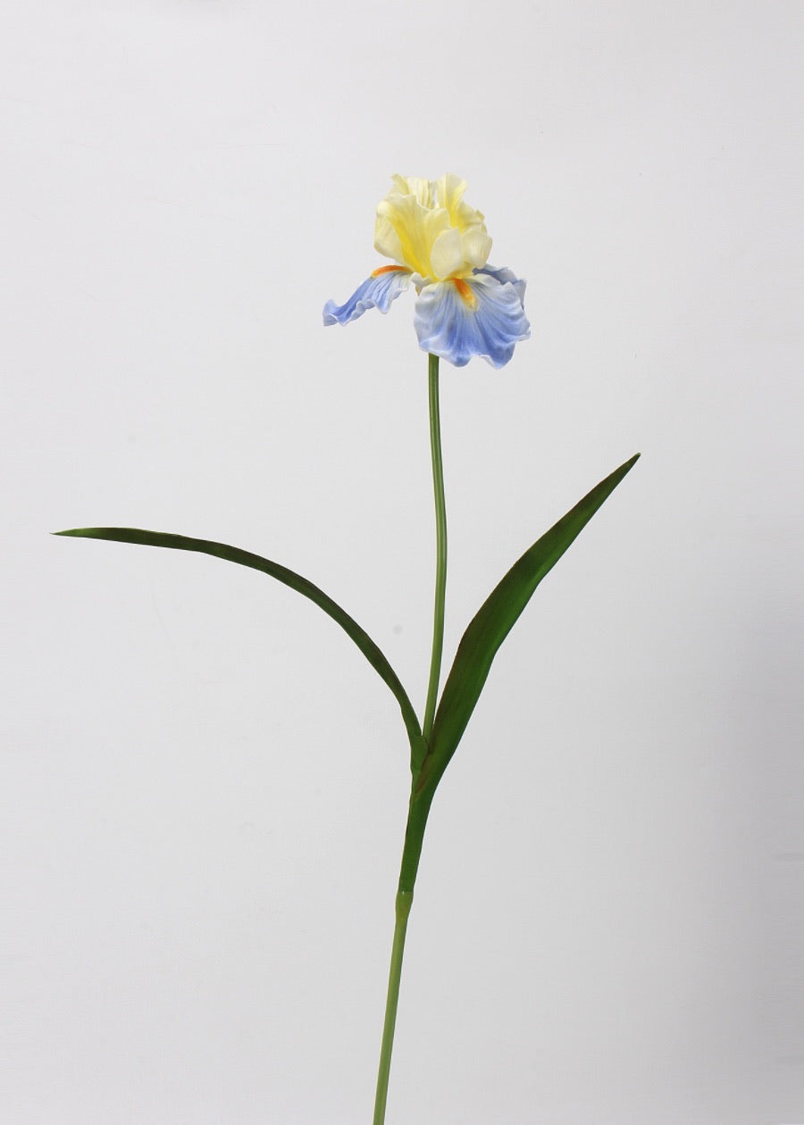 Real Touch Iris Artificial Flower Stem - 29"