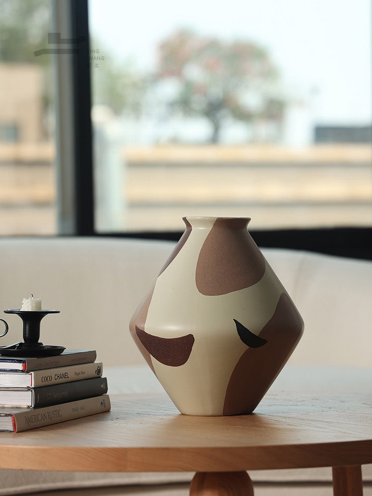 Patterned Ceramic Vase