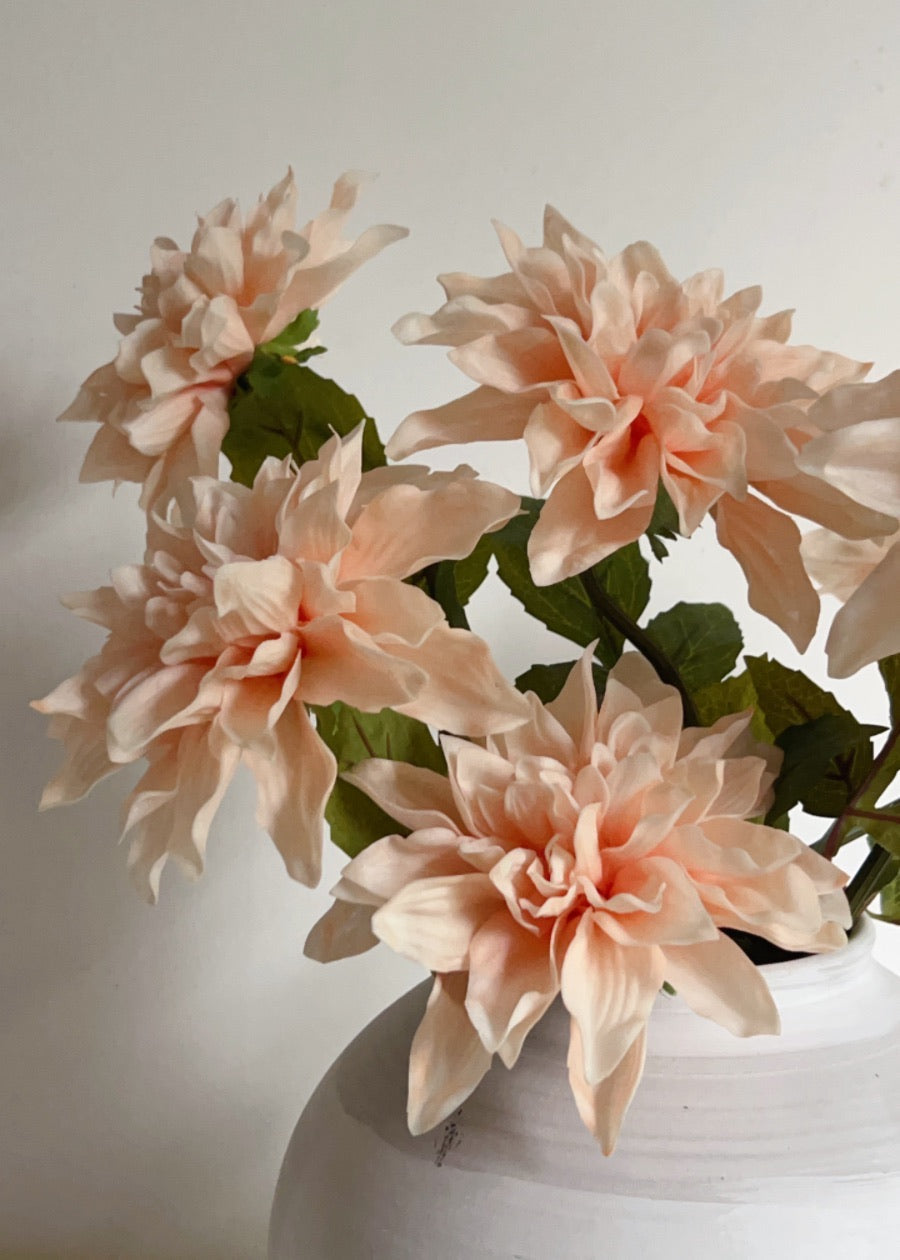 Artificial Dahlia Stem, Realistic Faux Flower
