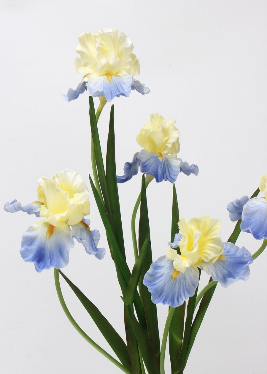 Real Touch Iris Artificial Flower Stem - 29"