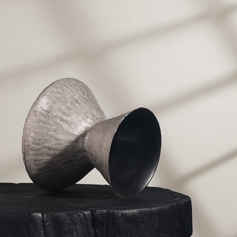 Sparkling Hourglass Vase