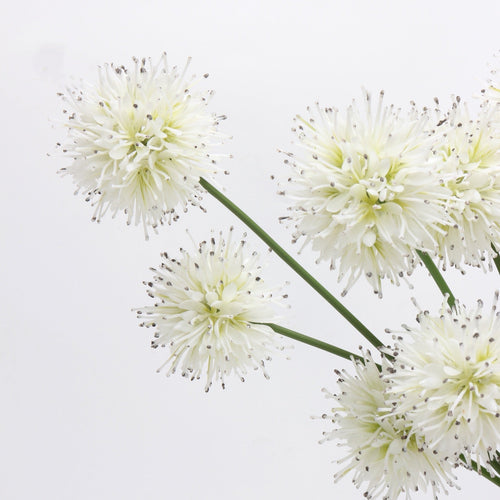 Artificial Dandelion Flower, White - 22"