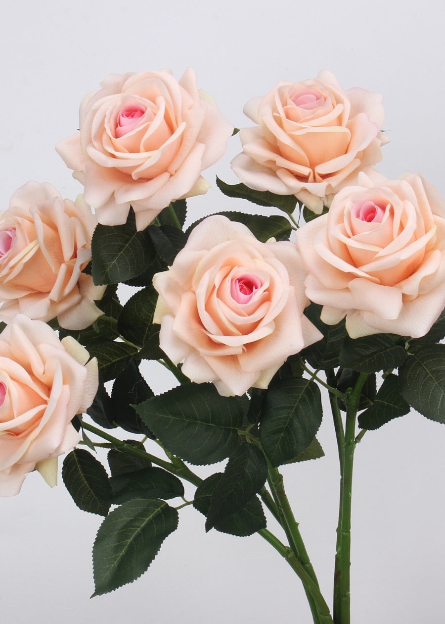 Real Touch Rose Artificial Flower Stem - 24"