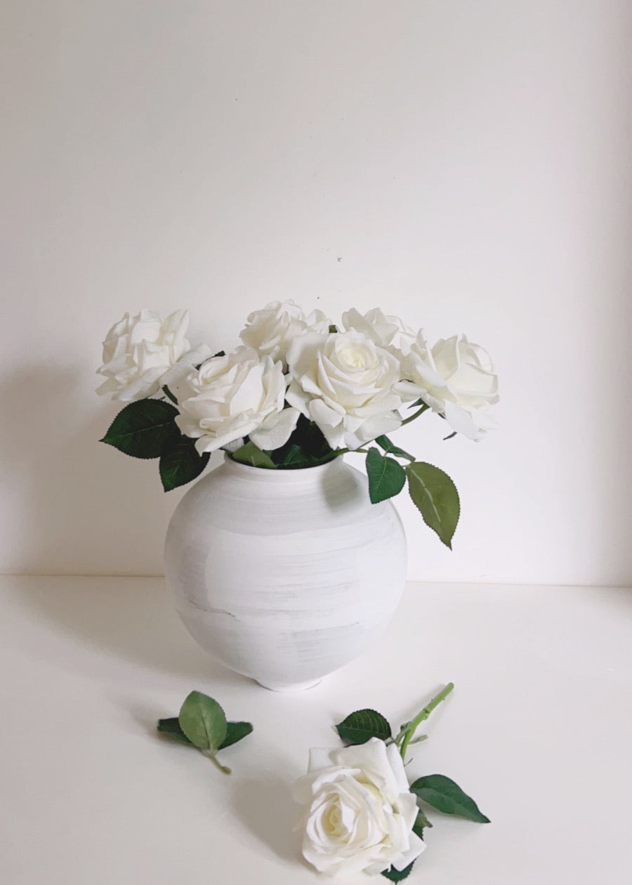 Real Touch Rose Artificial Flower Stem - 24"