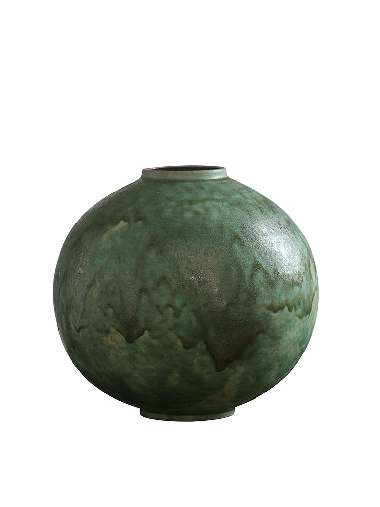 Vintage Ceramic Green Vase