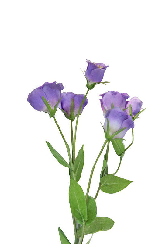 Royal Elegance Artificial Purple Eustoma - 28.3"