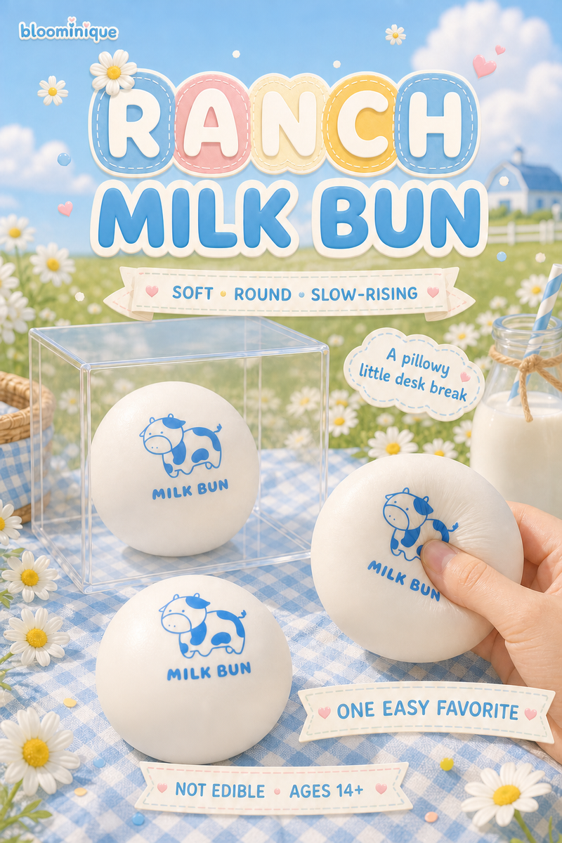 Ranch Milk Bun Squishy | Bloominique
