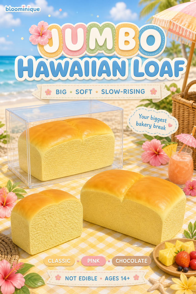 Jumbo Hawaiian Bread Loaf Squishy | Bloominique