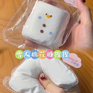 Snowman Taba Squishy