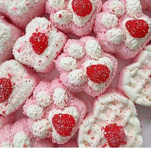 Strawberry Cream Cheese Ball Trio Taba Squishy