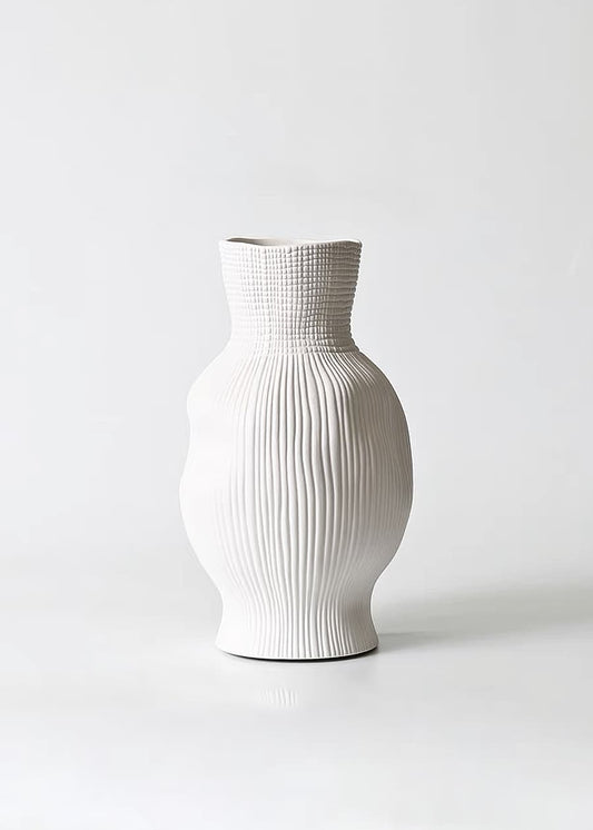 White Ceramic Vases