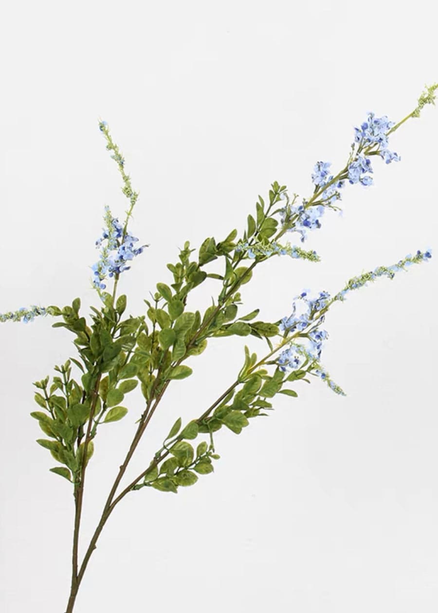 Faux Long Branch with Flowers in Bright Color