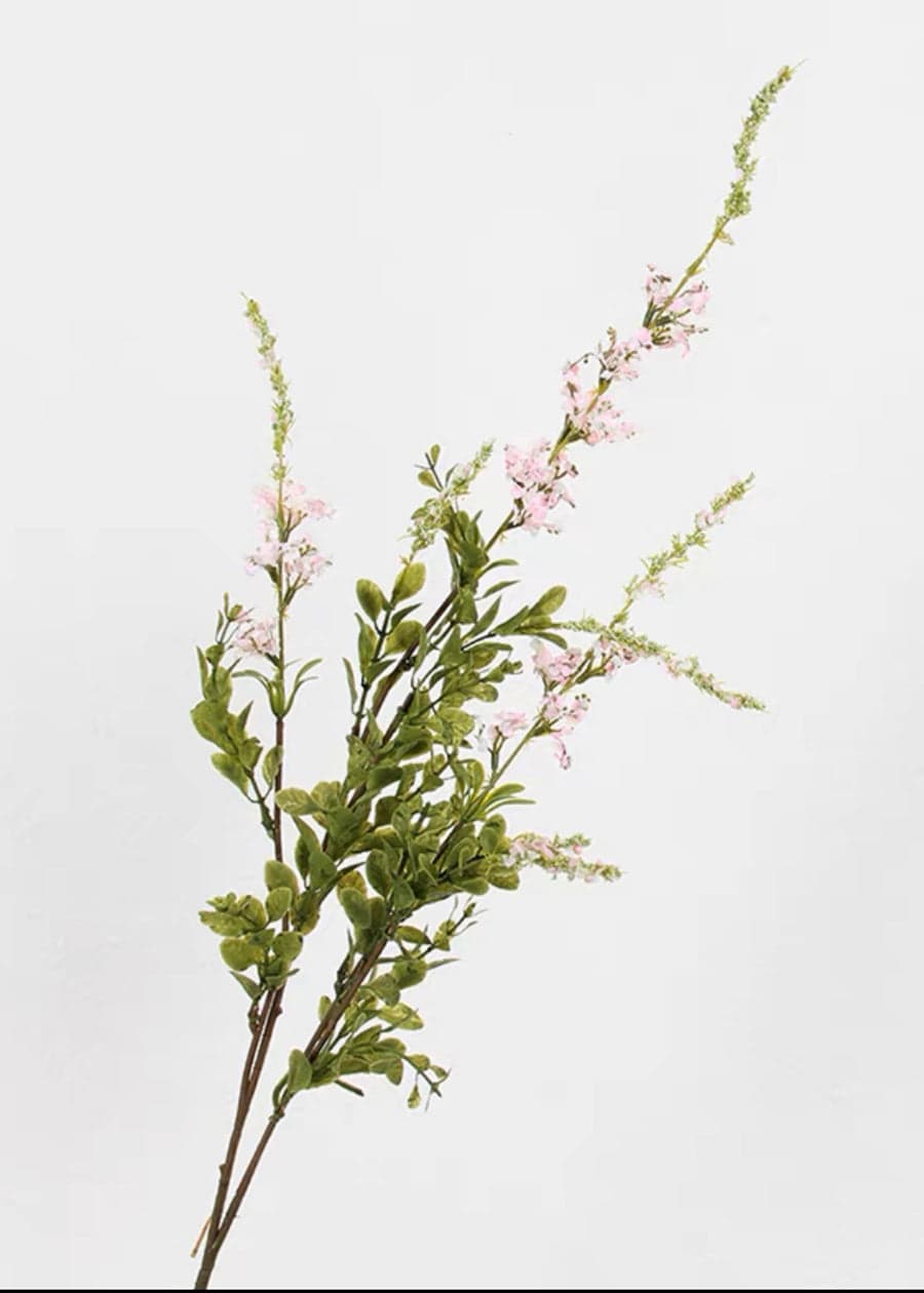 Faux Long Branch with Flowers in Bright Color