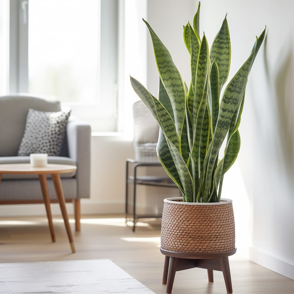 Realistic Artificial Potted Ficus Tree