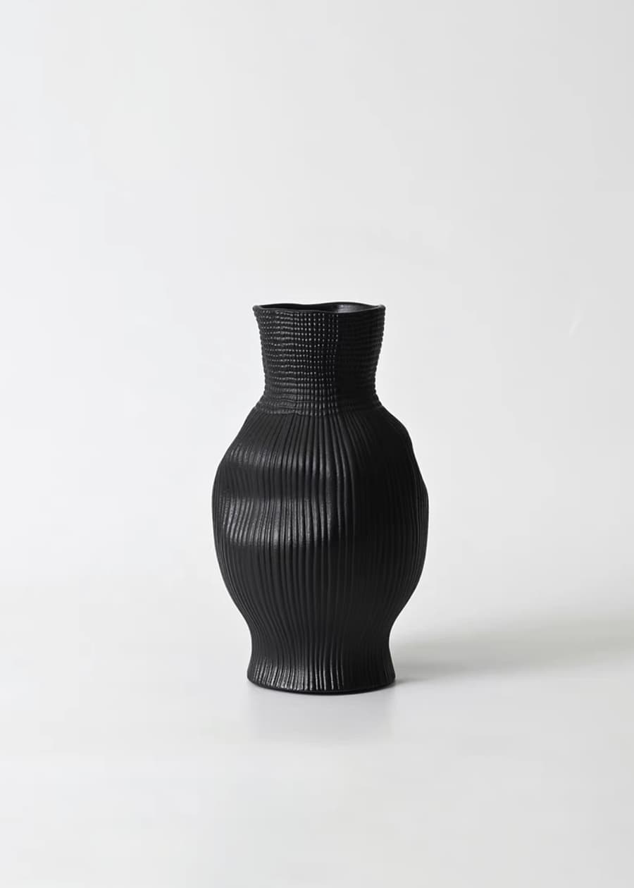 Sophisticated Ceramic Vase in Black