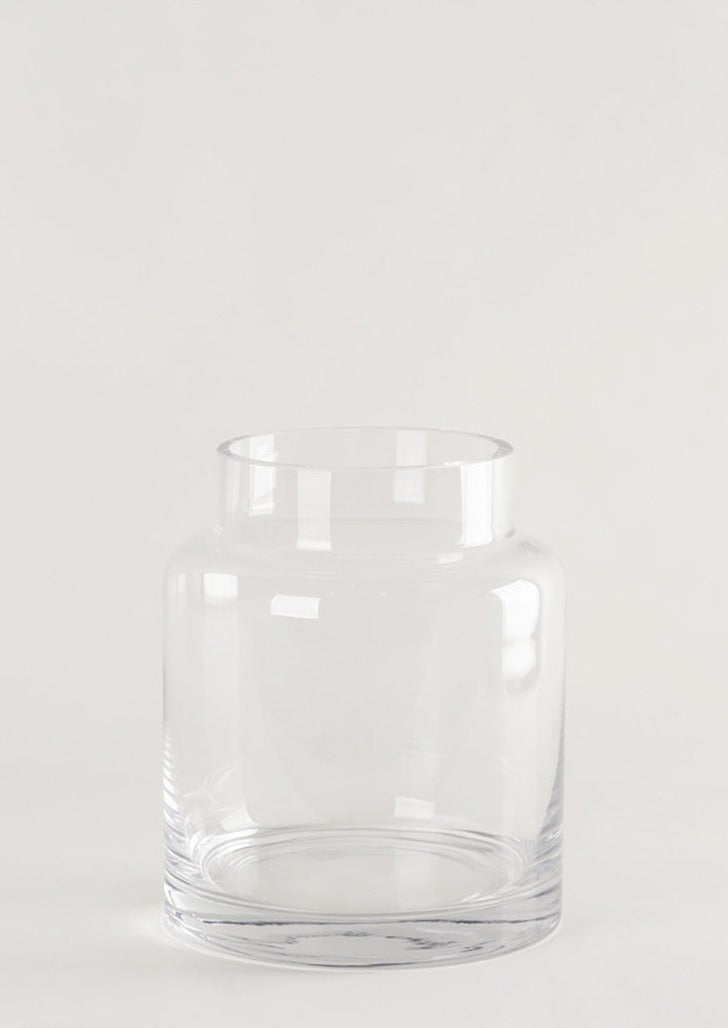 Luminescent Elegance Glass Vase