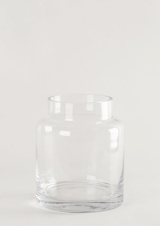 Luminescent Elegance Glass Vase