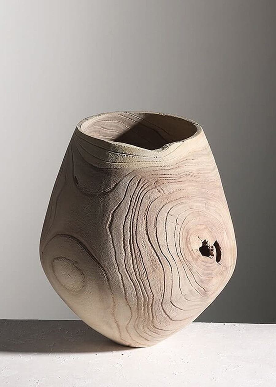 Wood Vase