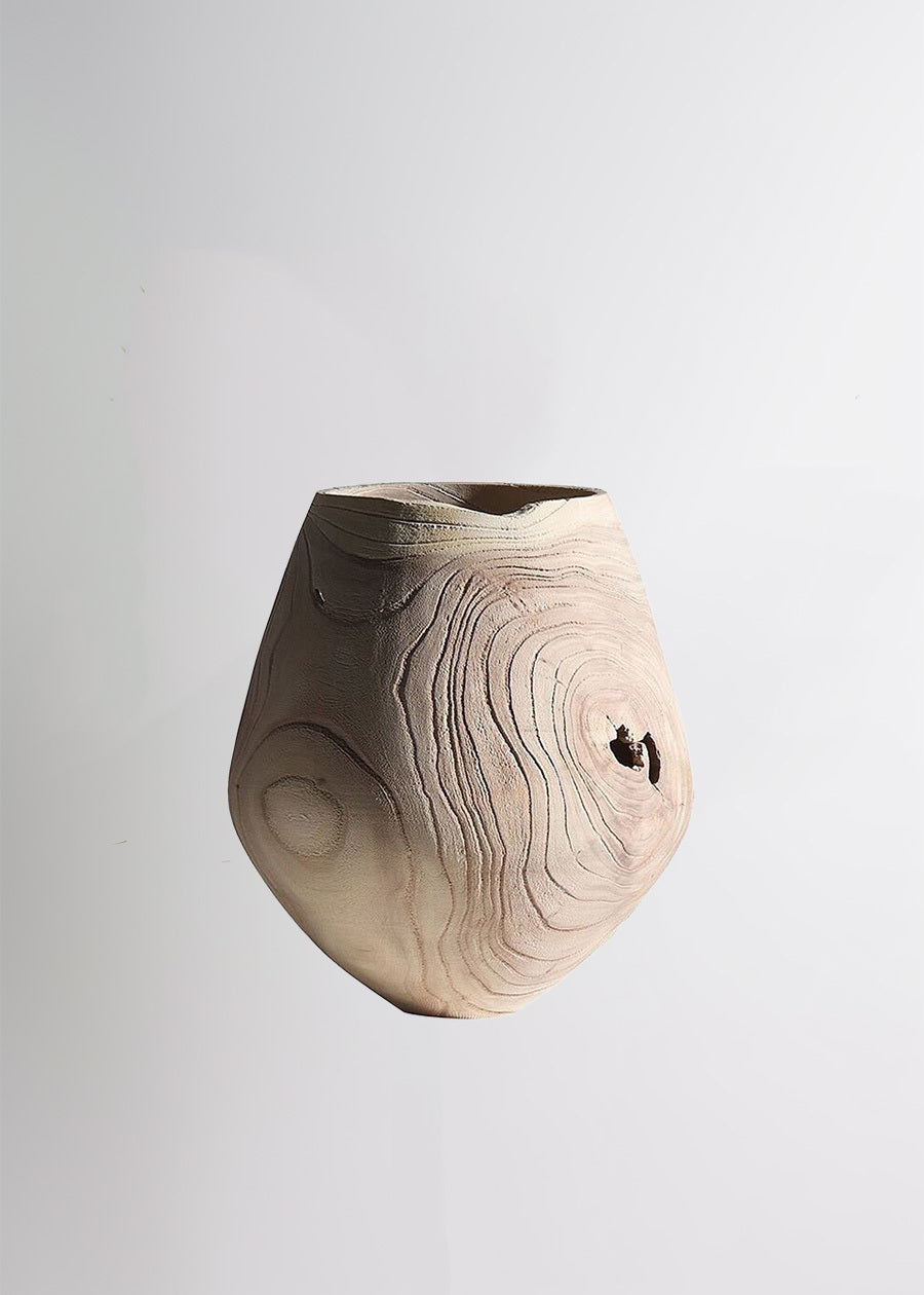 Wood Vase